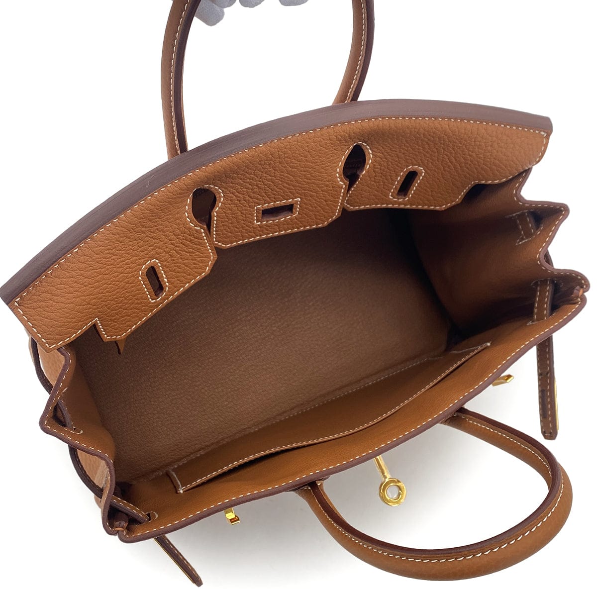 Luxury Promise Japan HERMES BIRKIN 25 GOLD TAURILLON CLEMENCE HAND BAG B GHW 90304728
