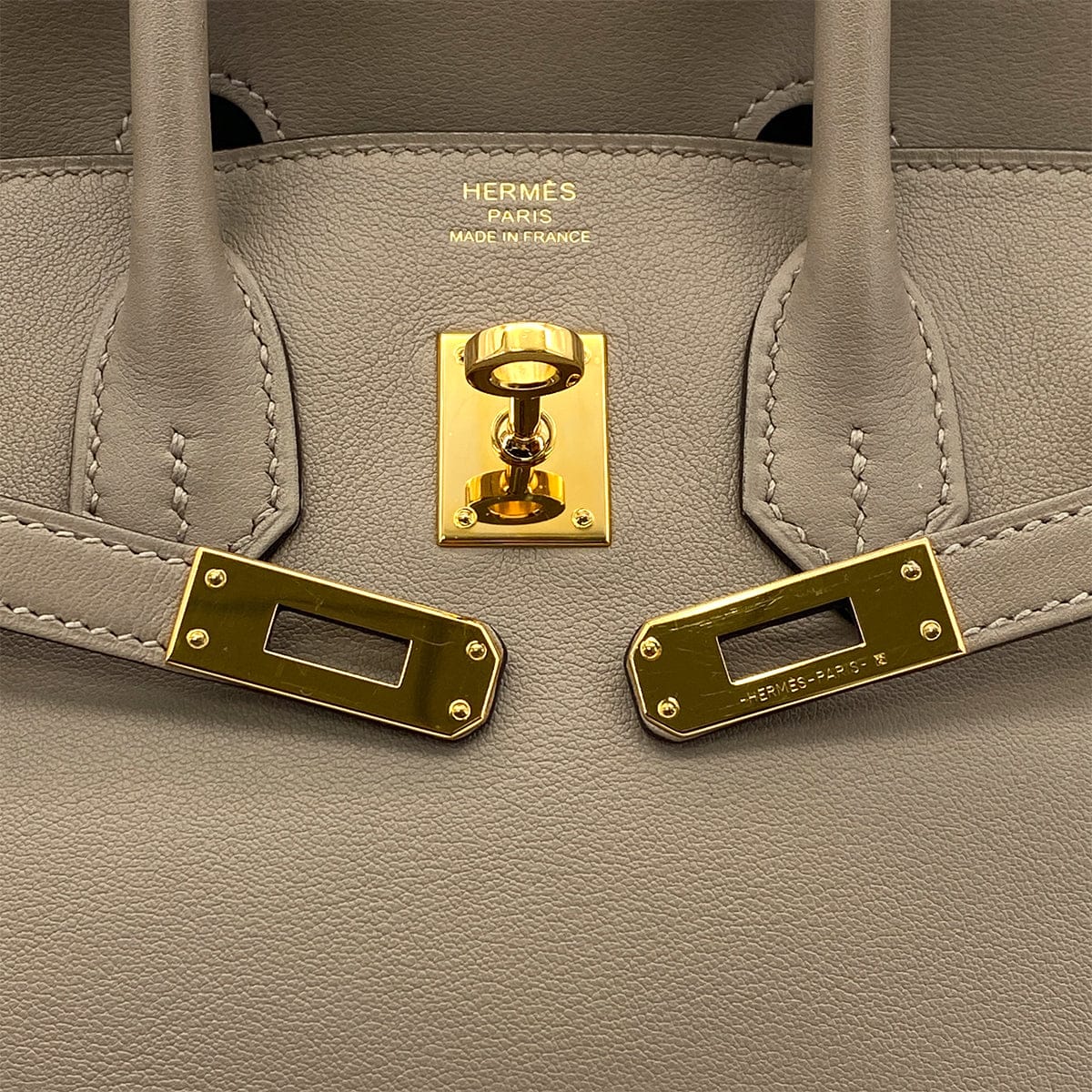 Luxury Promise Japan HERMES BIRKIN 25 GRIS ASPHALTE SWIFT HAND BAG A GHW 90301730