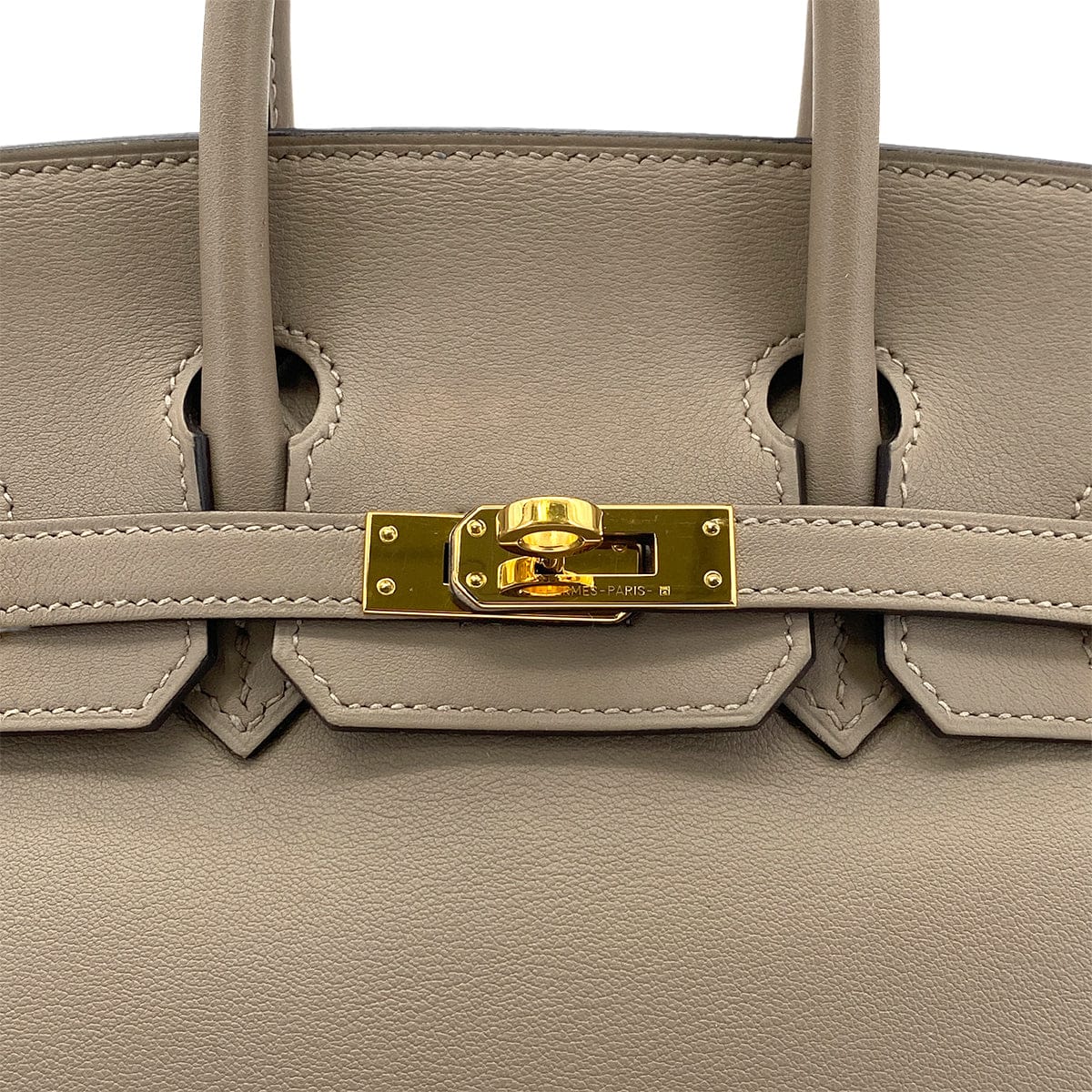 Luxury Promise Japan HERMES BIRKIN 25 GRIS ASPHALTE SWIFT HAND BAG A GHW 90301730