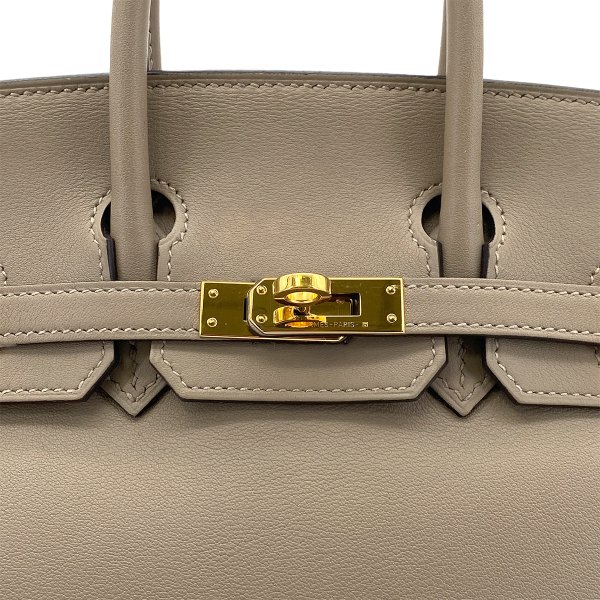 Luxury Promise Japan HERMES BIRKIN 25 GRIS ASPHALTE SWIFT HAND BAG A GHW 90301730