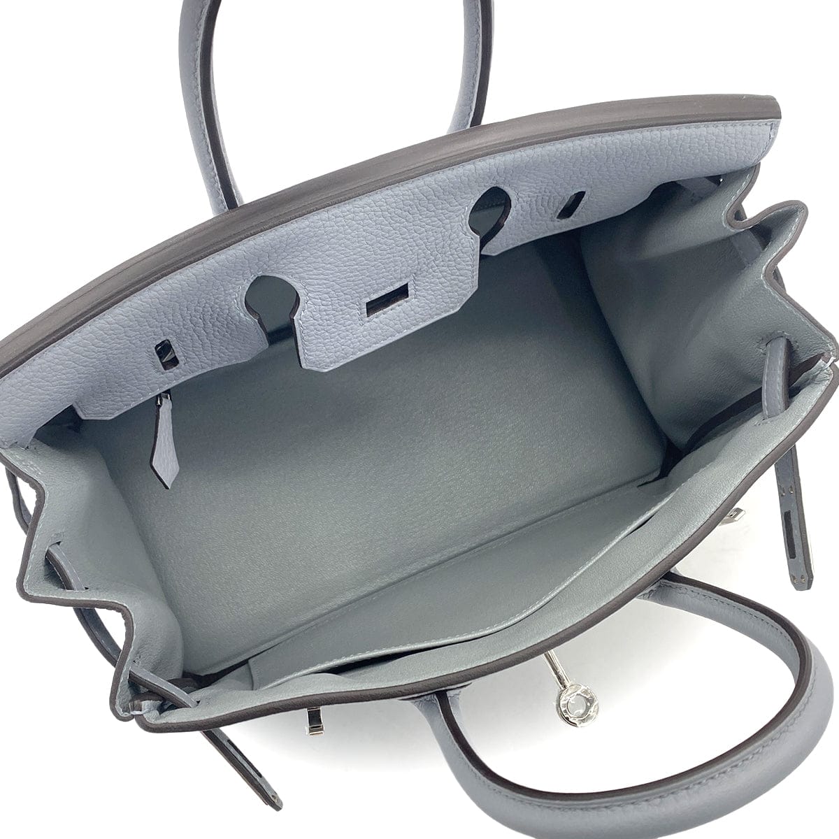 Luxury Promise Japan HERMES BIRKIN 25 GRIS PANTIN TOGO HAND BAG 2025 K STAMP PALLADIUM HARDWARE 90323482