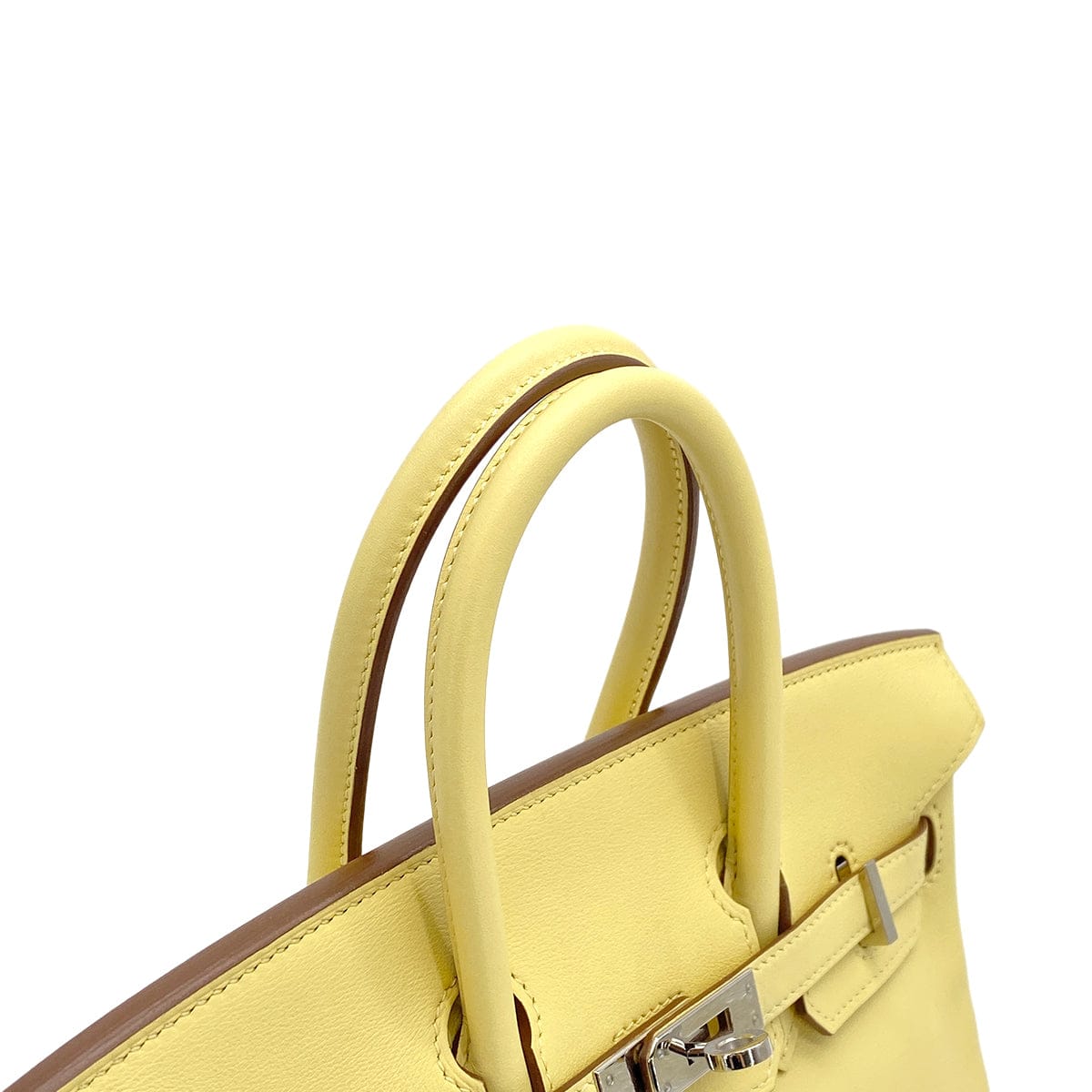 Luxury Promise Japan HERMES BIRKIN 25 JAUNE POUSSIN SWIFT HAND BAG 2015 T STAMP PALLADIUM HARDWARE 90322850