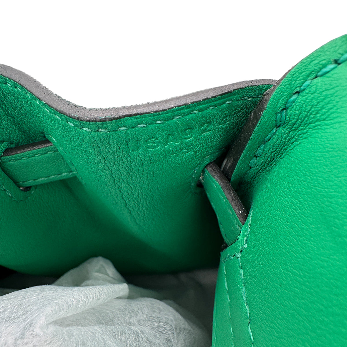 Luxury Promise Japan HERMES BIRKIN 25 MINT SWIFT HAND BAG U GHW 90300007