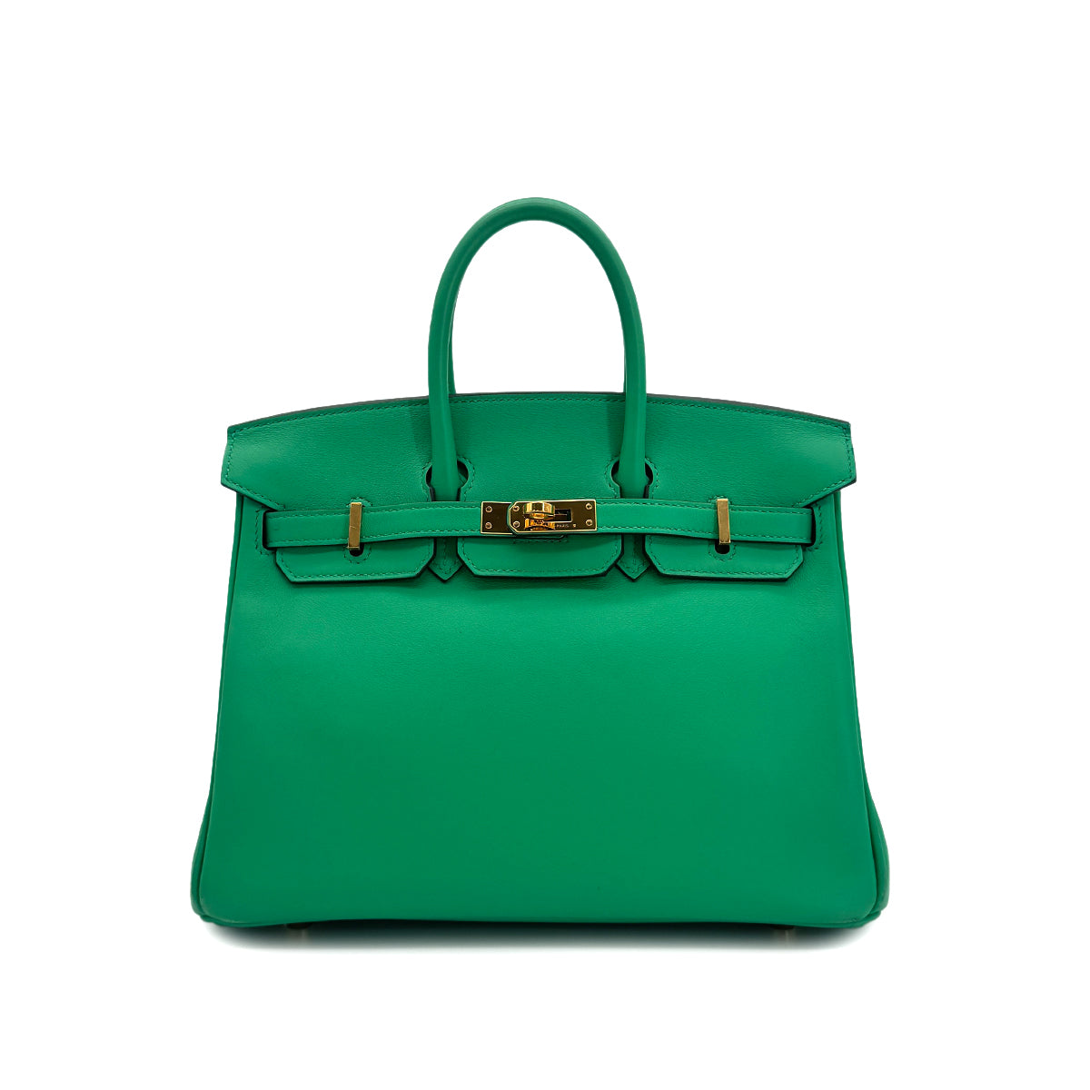 Luxury Promise Japan HERMES BIRKIN 25 MINT SWIFT HAND BAG U GHW 90300007