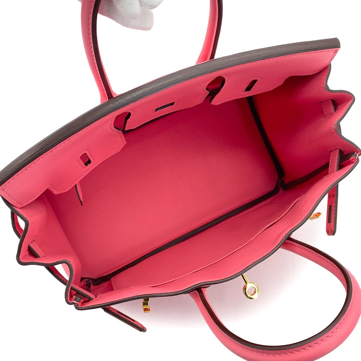 Luxury Promise Japan HERMES BIRKIN 25 ROSE AZALEE SWIFT HAND BAG D GOLD HARDWARE 90311292