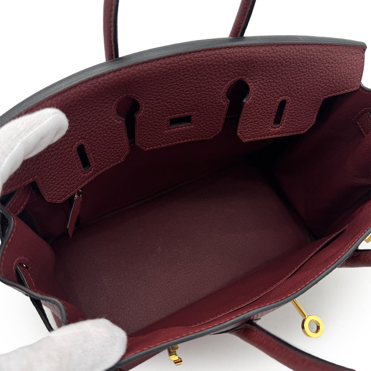 Luxury Promise Japan HERMES BIRKIN 25 ROUGE H TOGO HAND BAG 2020 Y STAMP GOLD HARDWARE 90306265