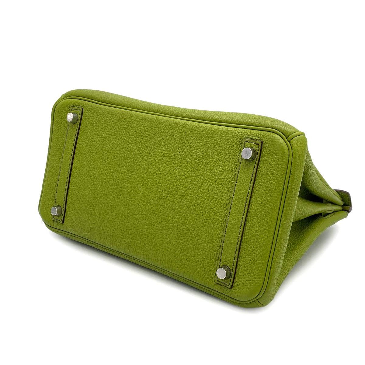 Luxury Promise Japan HERMES BIRKIN 30 ANIS GREEN TOGO HAND BAG 2007 SQUARE K PALLADIUM HARDWARE 90317919