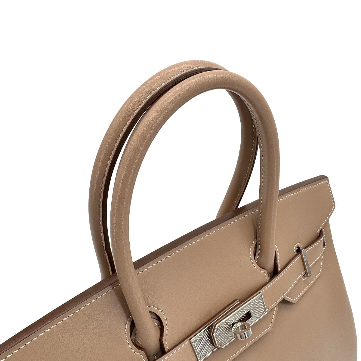 Luxury Promise Japan HERMES BIRKIN 30 ARGILE VEAU TADELAKT HAND BAG □Q GUILLOCHE HARDWARE 90280717