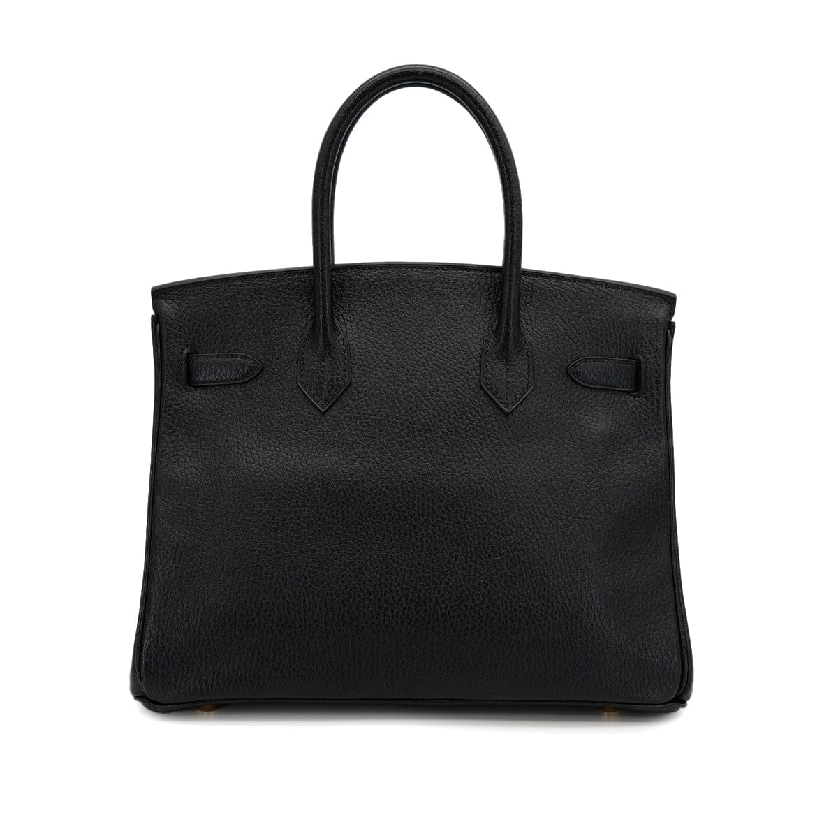 Luxury Promise Japan HERMES BIRKIN 30 BLACK ARDENNES HAND BAG 1999 SQUARE C GOLD HARDWARE 90312665