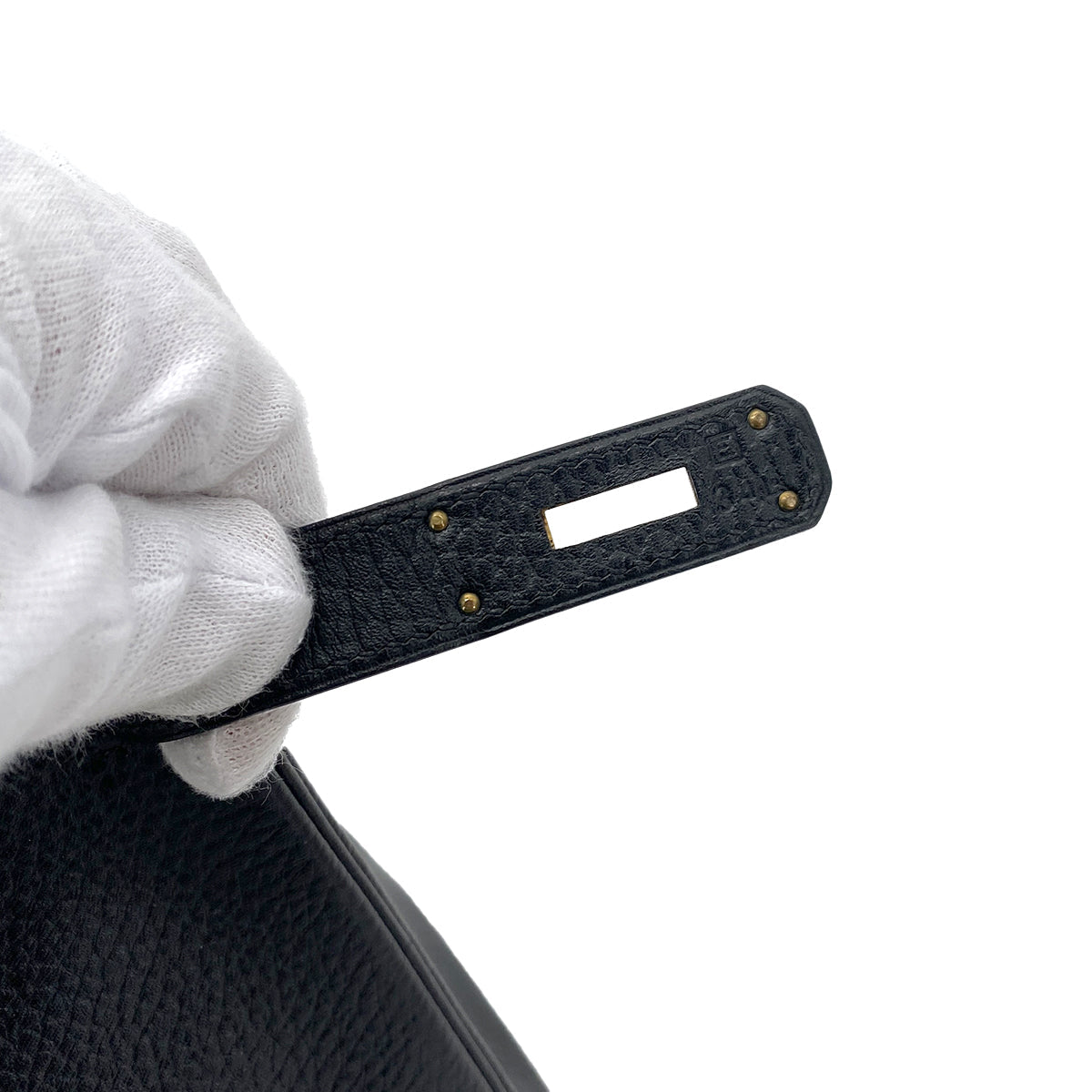 Luxury Promise Japan HERMES BIRKIN 30 BLACK ARDENNES HAND BAG □E GHW 90255782