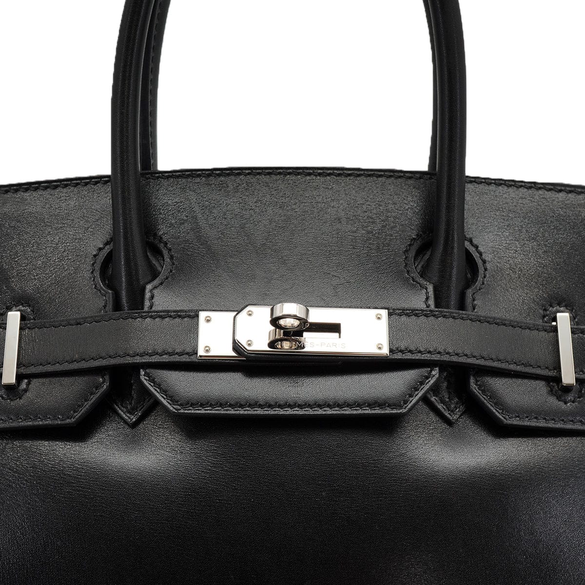 Luxury Promise Japan HERMES BIRKIN 30 BLACK ROUGE H BOX CALF HAND BAG 2009 SQUARE M PALLADIUM HARDWARE SPO 90326204