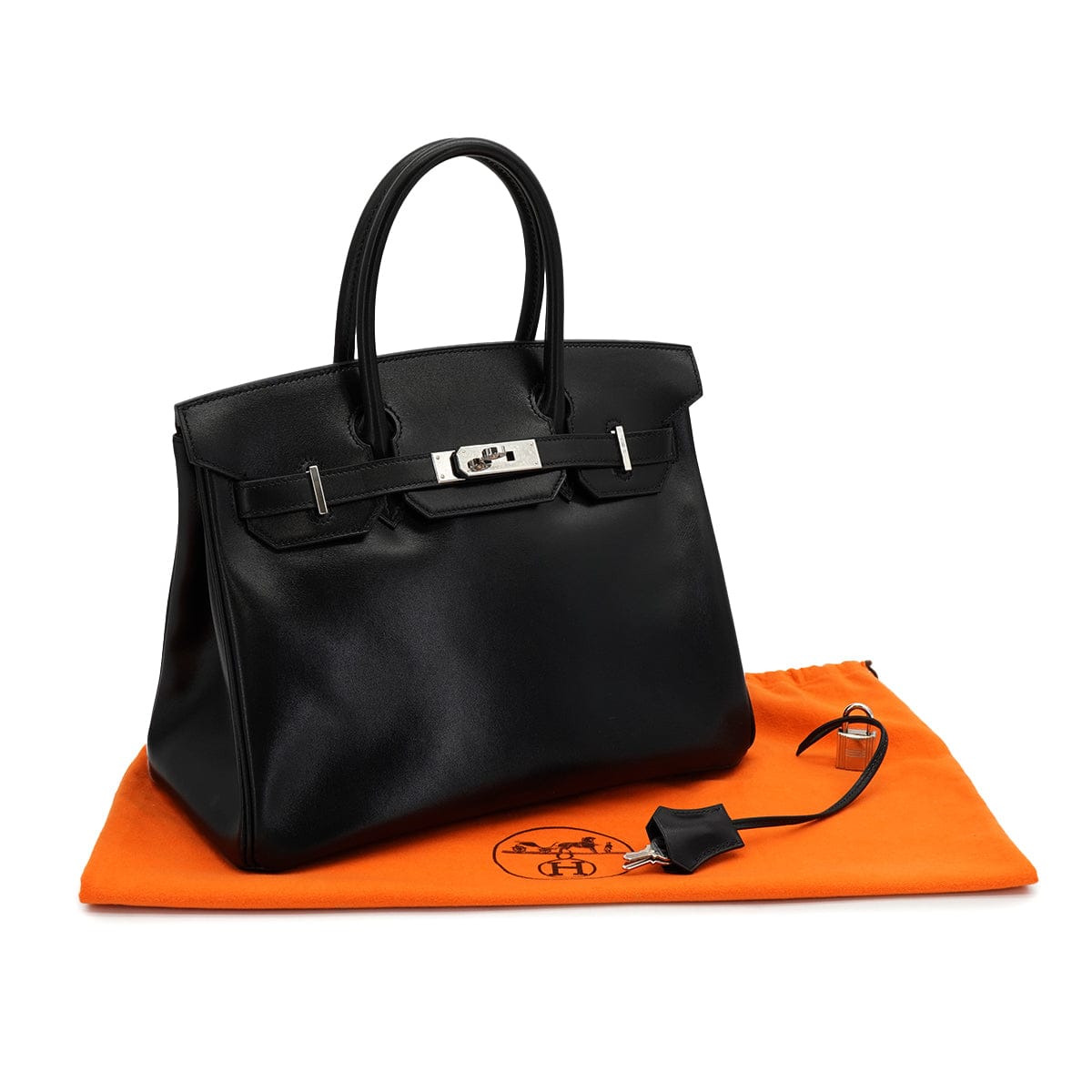 Luxury Promise Japan HERMES BIRKIN 30 BLACK ROUGE H BOX CALF HAND BAG 2009 SQUARE M PALLADIUM HARDWARE SPO 90326204