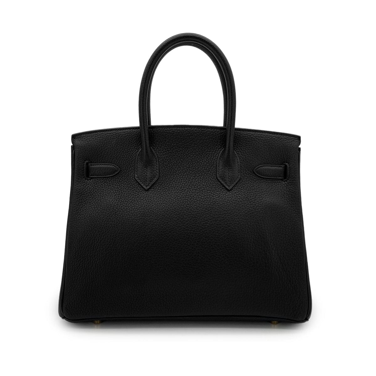 Luxury Promise Japan HERMES BIRKIN 30 BLACK TOGO HAND BAG □C GHW 90286179