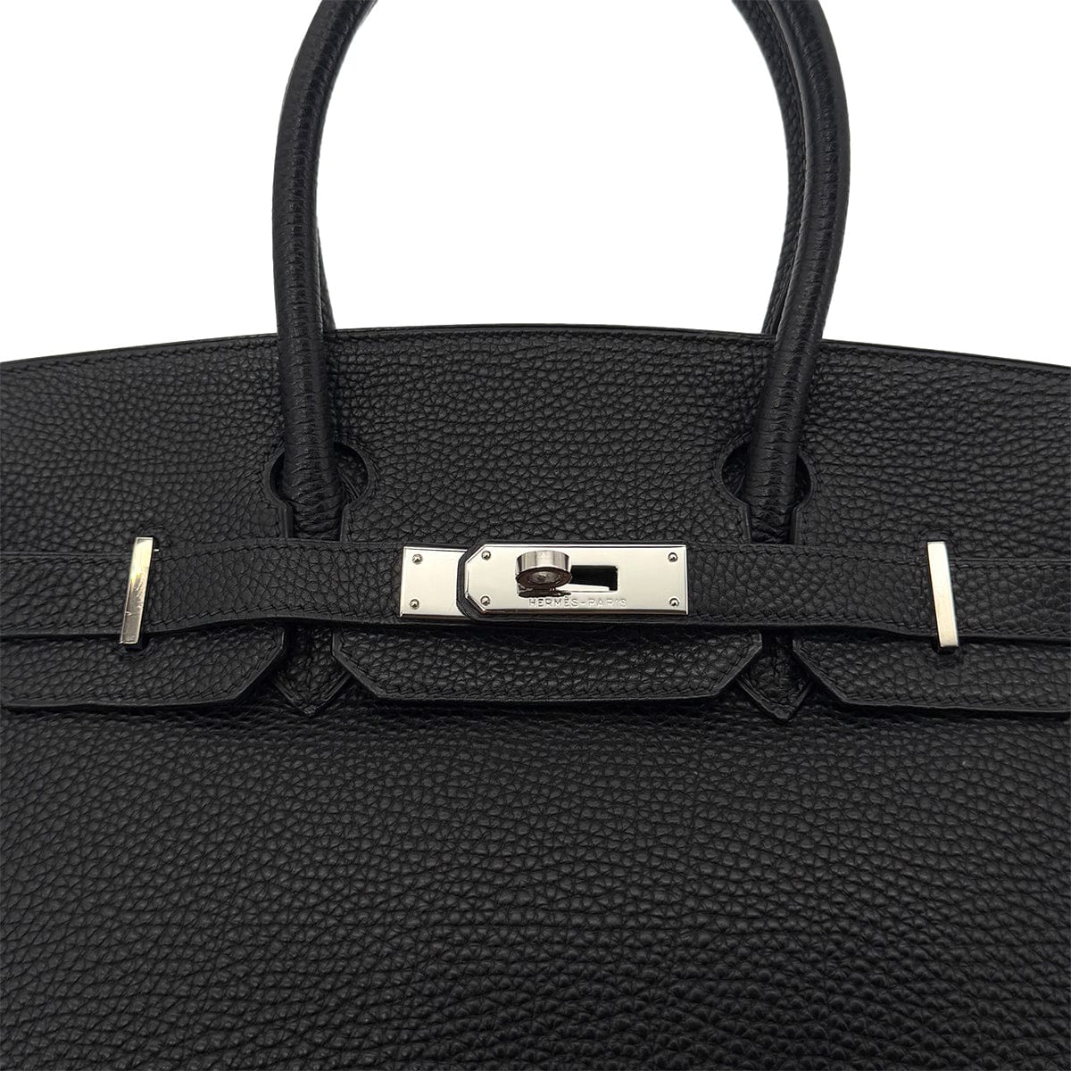 Luxury Promise Japan HERMES BIRKIN 30 BLACK TOGO HAND BAG □E SHW 90287224
