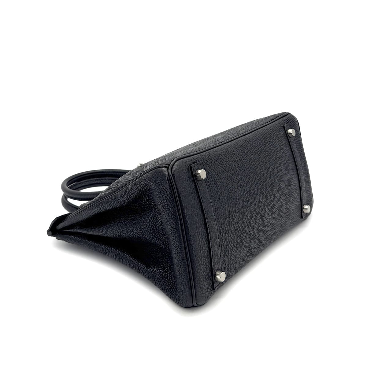 Luxury Promise Japan HERMES BIRKIN 30 BLACK TOGO HAND BAG □E SHW 90287224