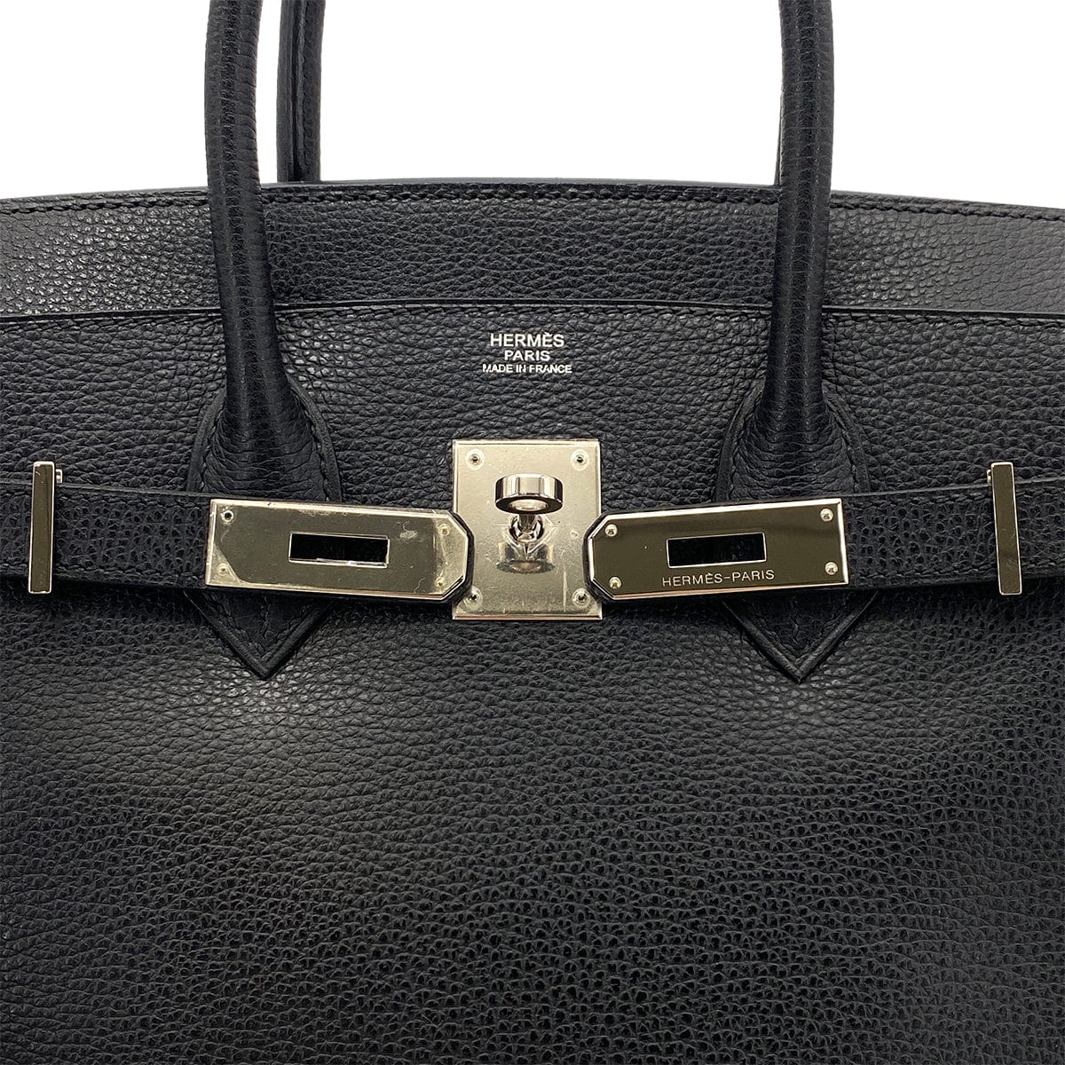 Luxury Promise Japan HERMES BIRKIN 30 BLACK VACHE LIEGEE HAND BAG □J SHW 90274836