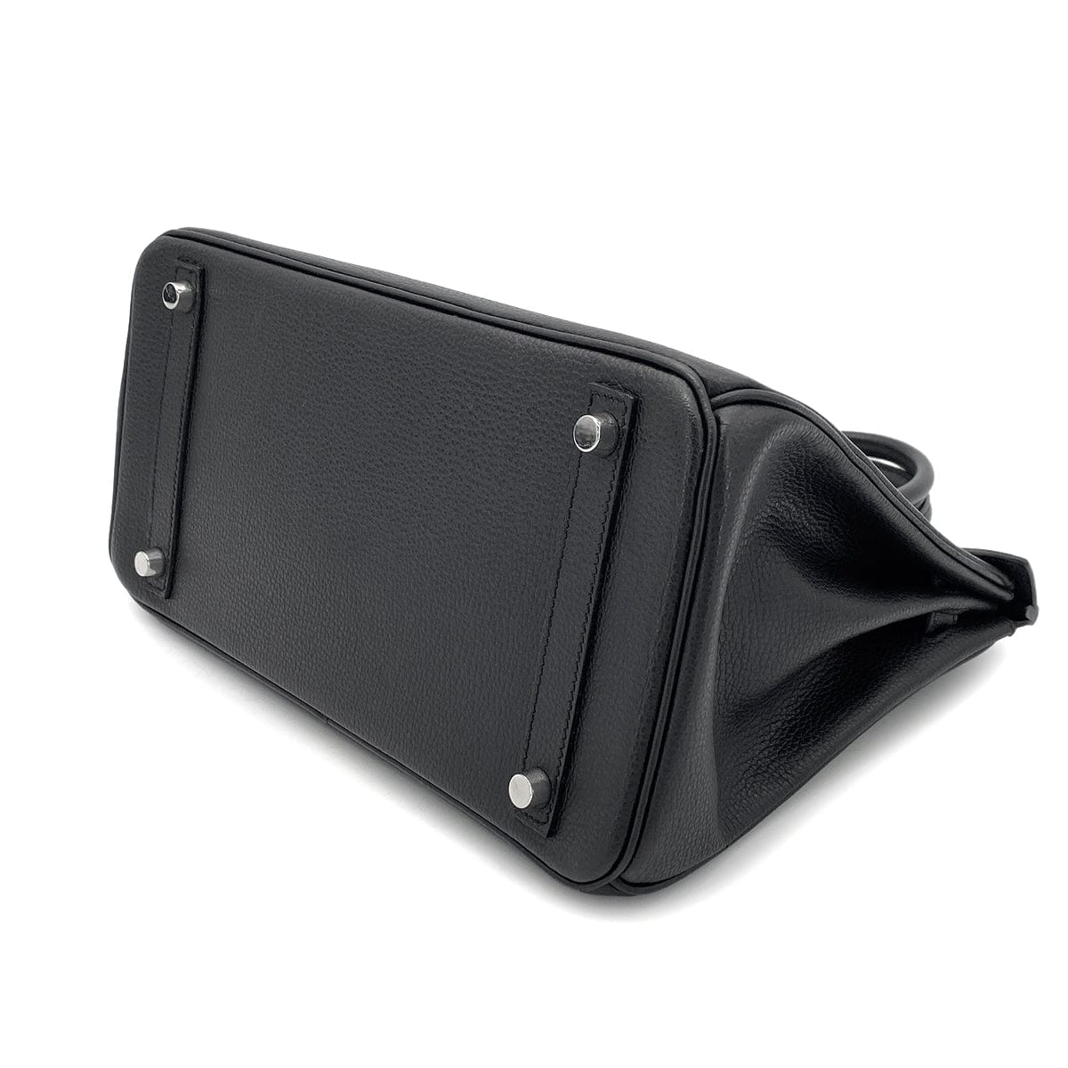 Luxury Promise Japan HERMES BIRKIN 30 BLACK VACHE LIEGEE HAND BAG □J SHW 90274836