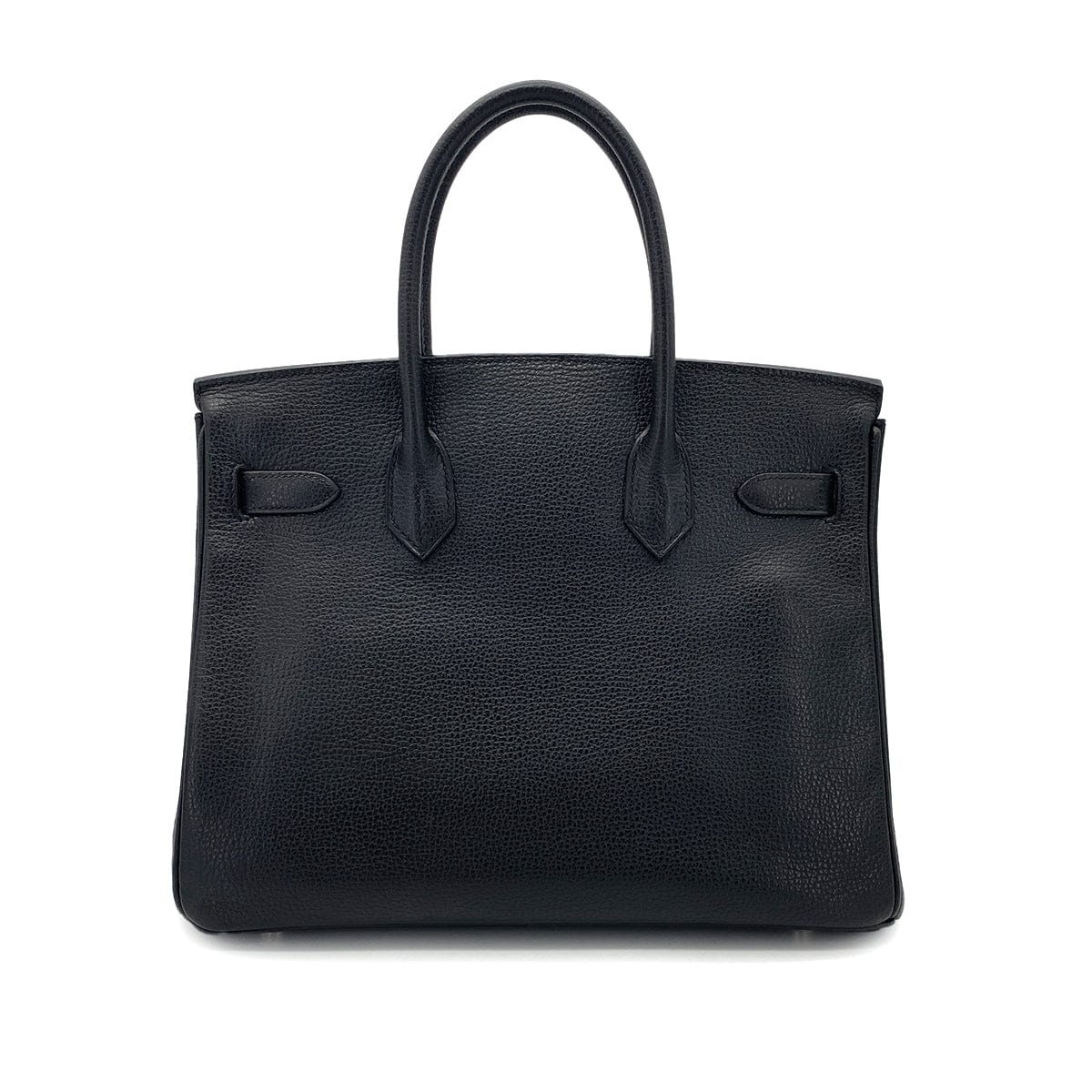 Luxury Promise Japan HERMES BIRKIN 30 BLACK VACHE LIEGEE HAND BAG □J SHW 90274836