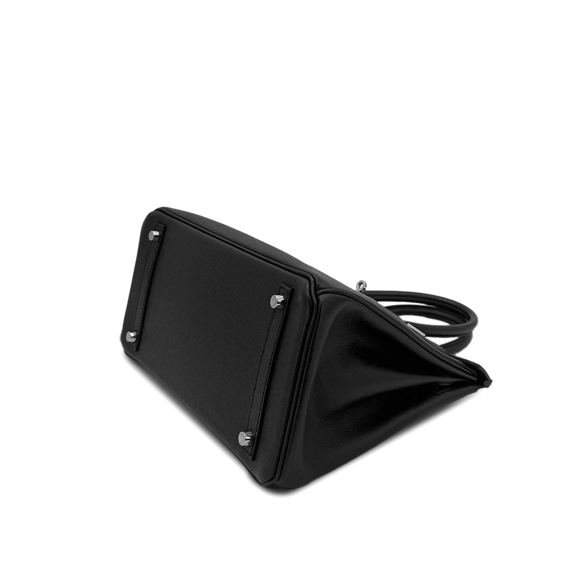 Luxury Promise Japan HERMES BIRKIN 30 BLACK VEAU EPSOM HAND BAG □O SHW 90291874