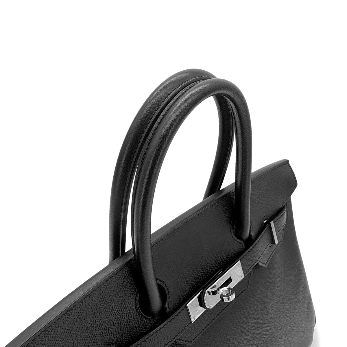 Luxury Promise Japan HERMES BIRKIN 30 BLACK VEAU EPSOM HAND BAG □O SHW 90291874