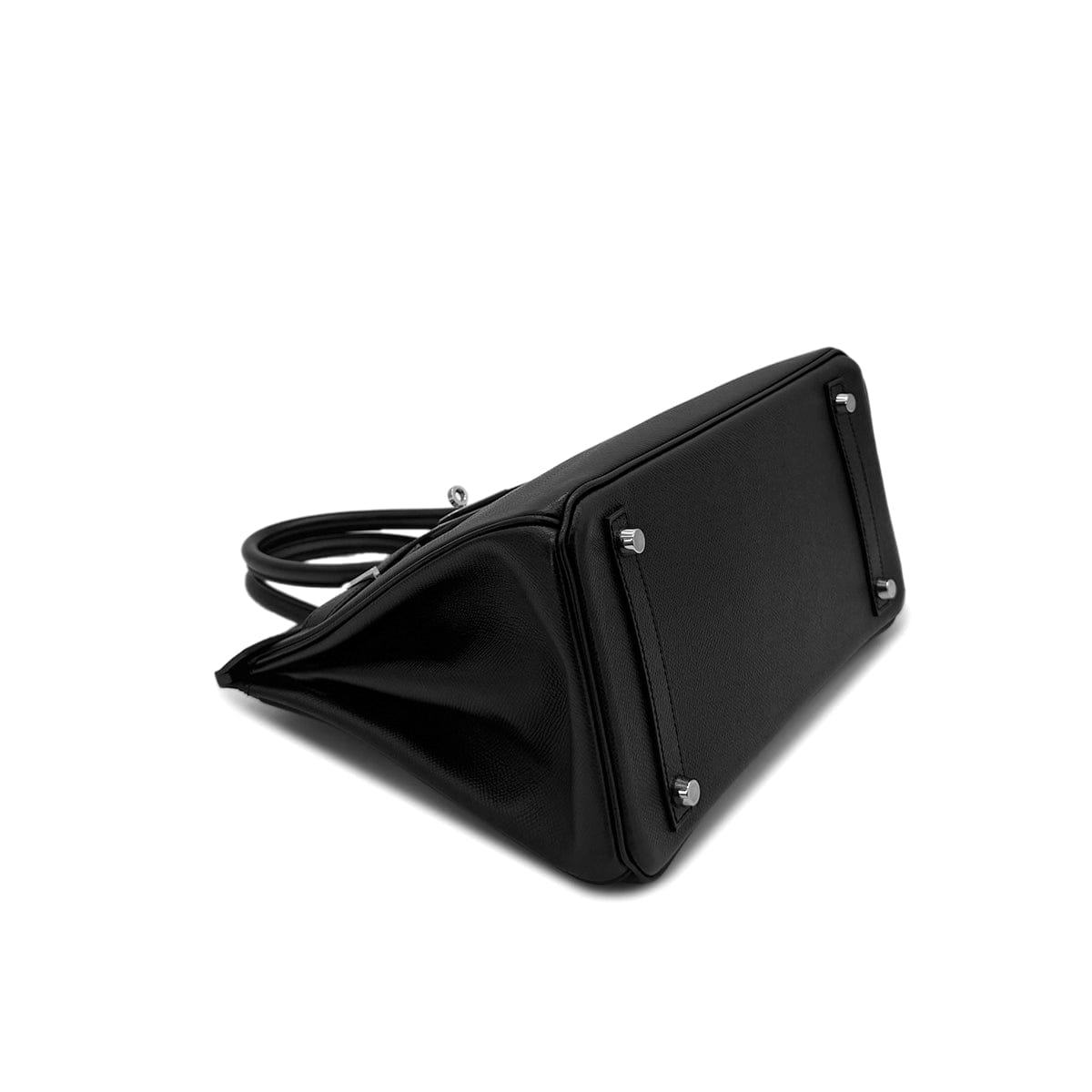 Luxury Promise Japan HERMES BIRKIN 30 BLACK VEAU EPSOM HAND BAG □O SHW 90291874