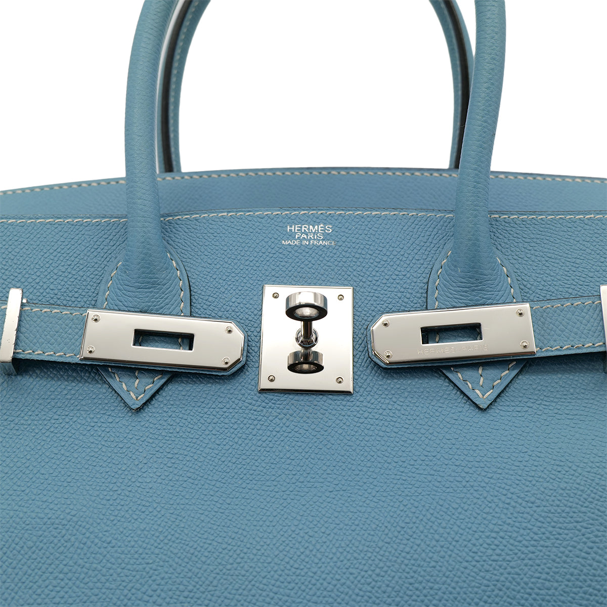 Luxury Promise Japan HERMES BIRKIN 30 BLUE JEAN VEAU EPSOM HAND BAG ▢I SHW 90302857
