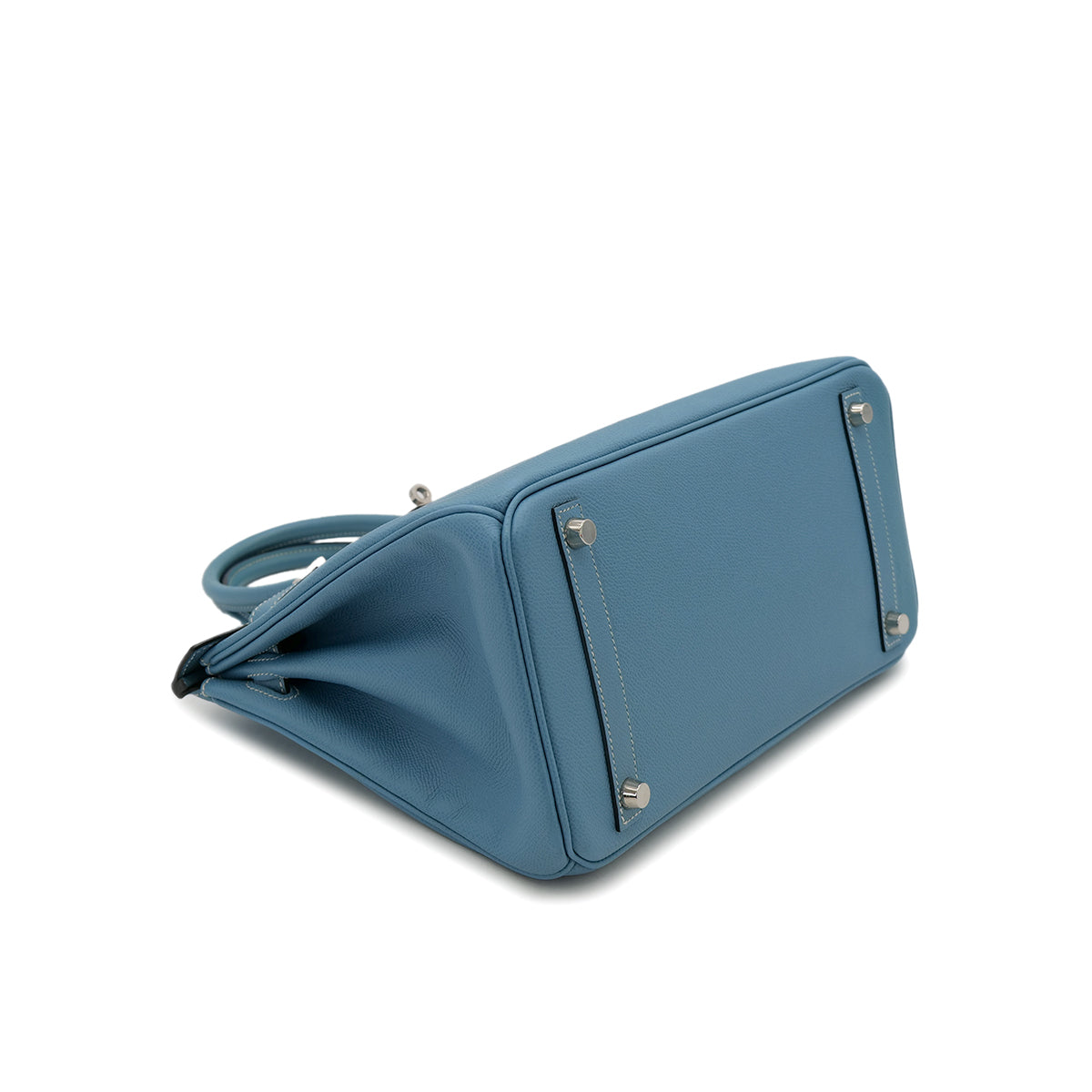 Luxury Promise Japan HERMES BIRKIN 30 BLUE JEAN VEAU EPSOM HAND BAG ▢I SHW 90302857