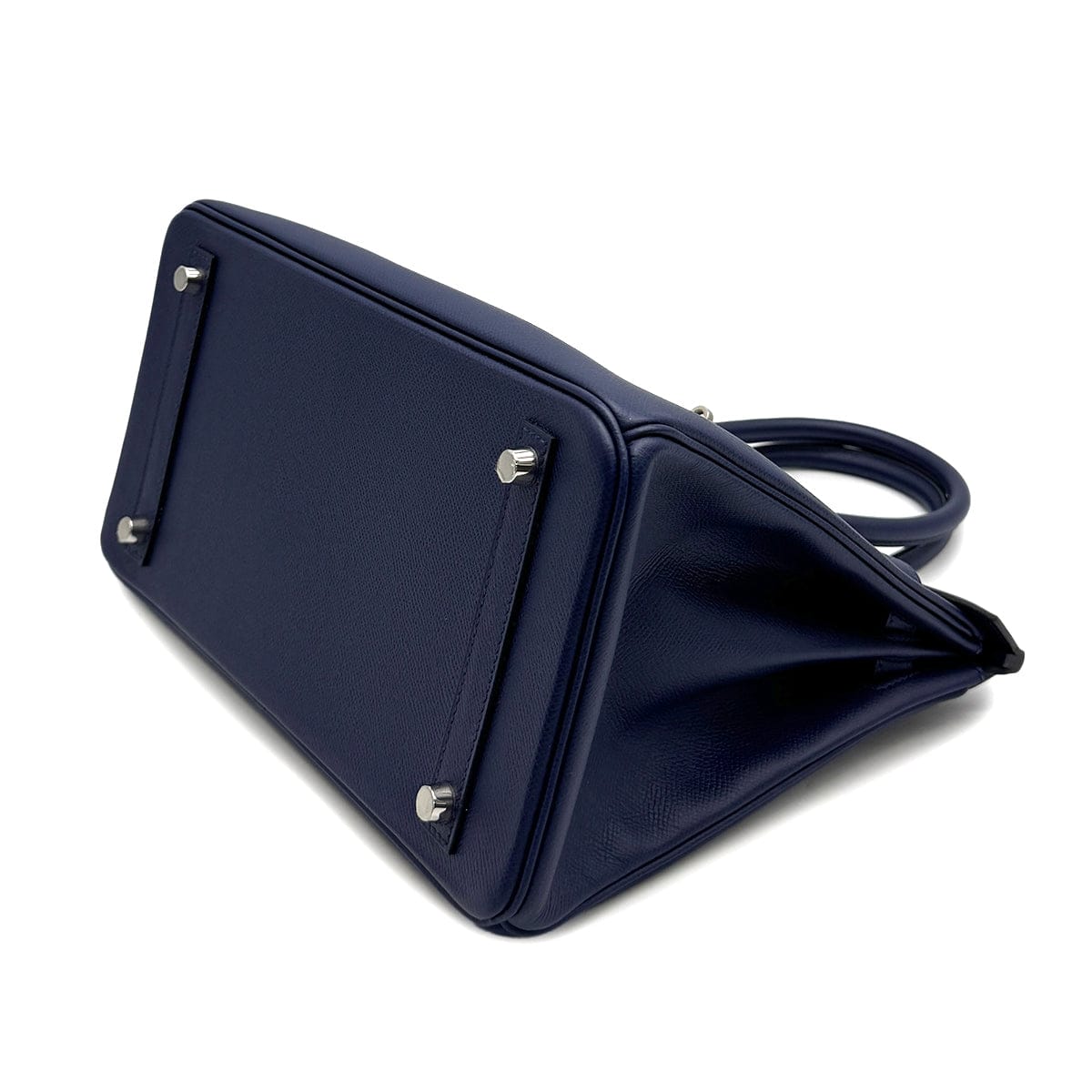 Luxury Promise Japan HERMES BIRKIN 30 BLUE SAPHIR EPSOM HAND BAG 2015 T STAMP PALLADIUM HARDWARE 90314752