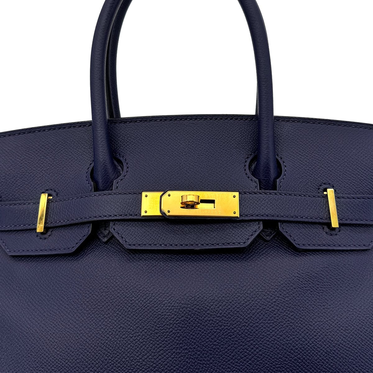 Luxury Promise Japan HERMES BIRKIN 30 BLUE SAPHIR EPSOM HAND BAG X GHW 90298336