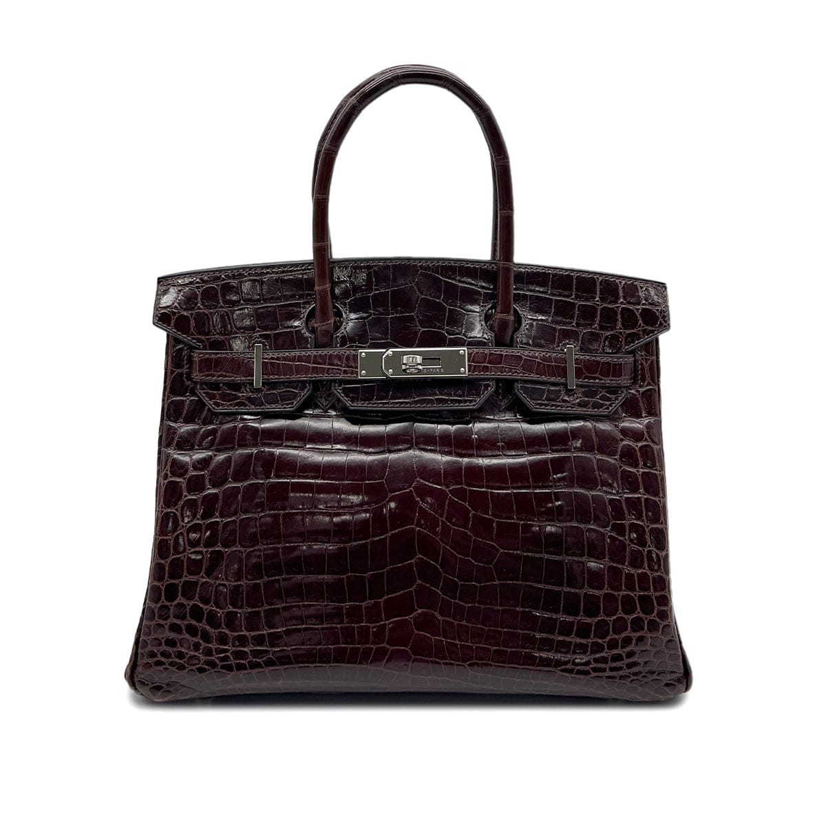 Luxury Promise Japan HERMES BIRKIN 30 COCAON CROCODILE NILOTICUS HAND BAG □L SHW 90299532