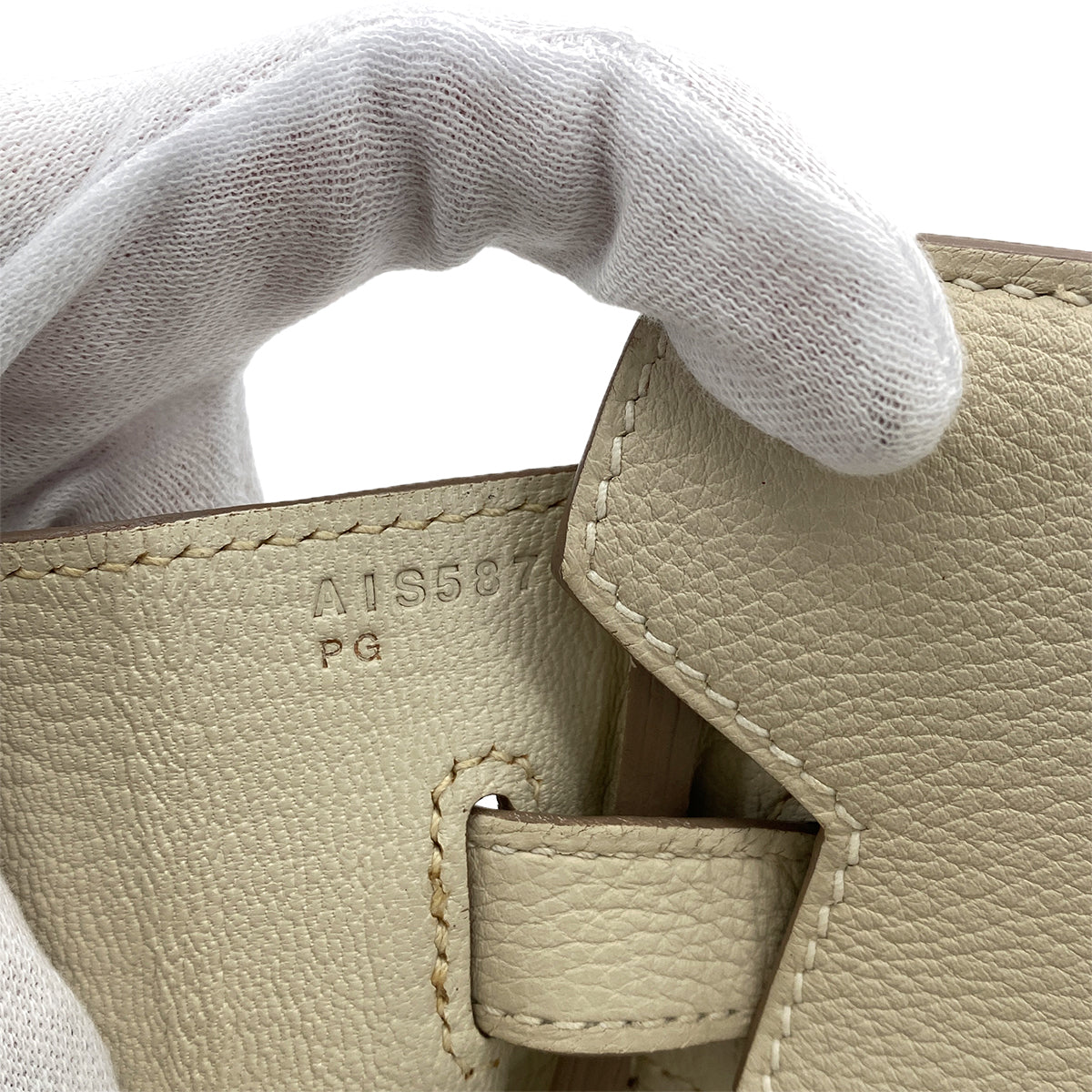 Luxury Promise Japan HERMES BIRKIN 30 CRAIE TOGO HAND BAG A GHW 90301731