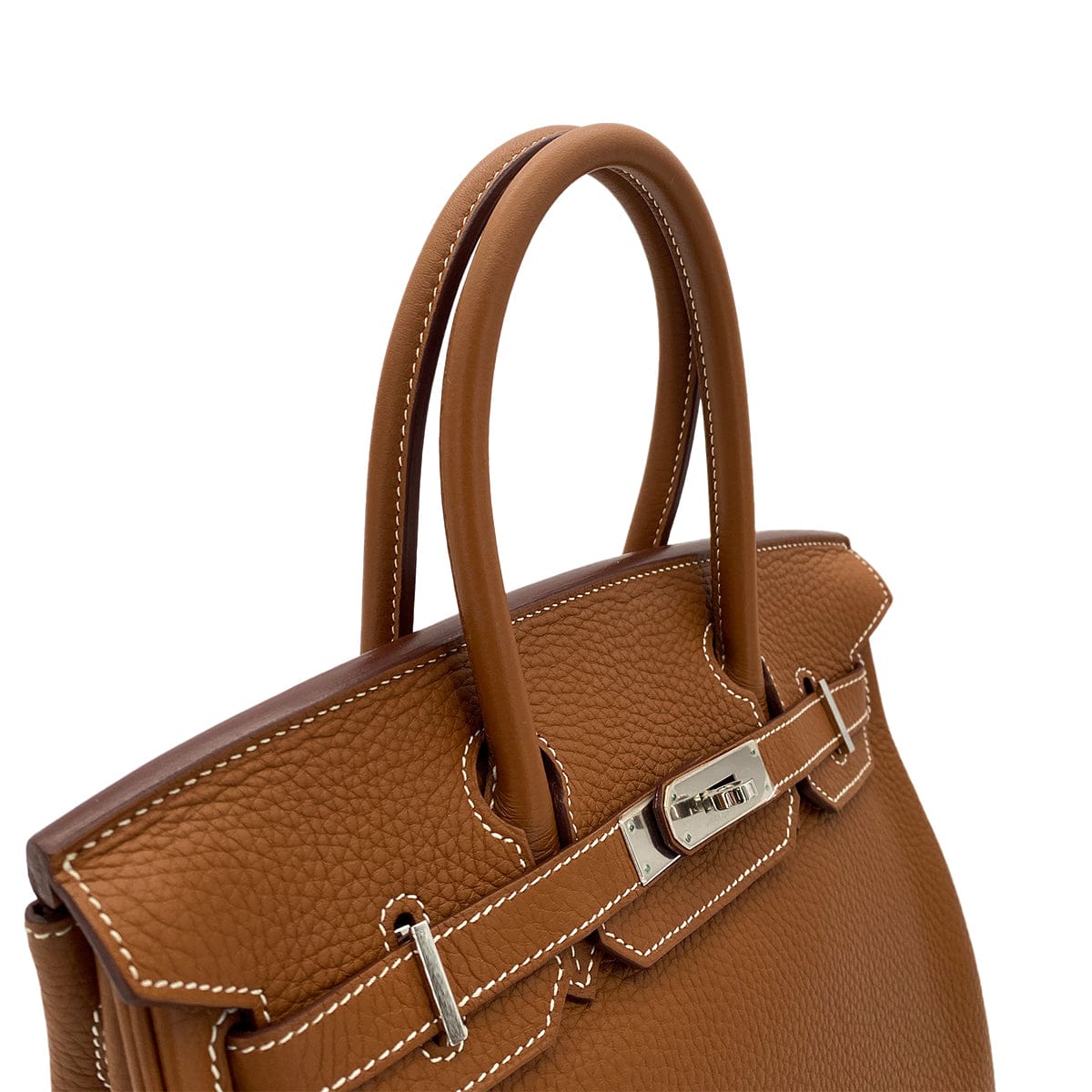 Luxury Promise Japan HERMES BIRKIN 30 GOLD TAURILLON CLEMENCE HAND BAG □N SHW 90286865