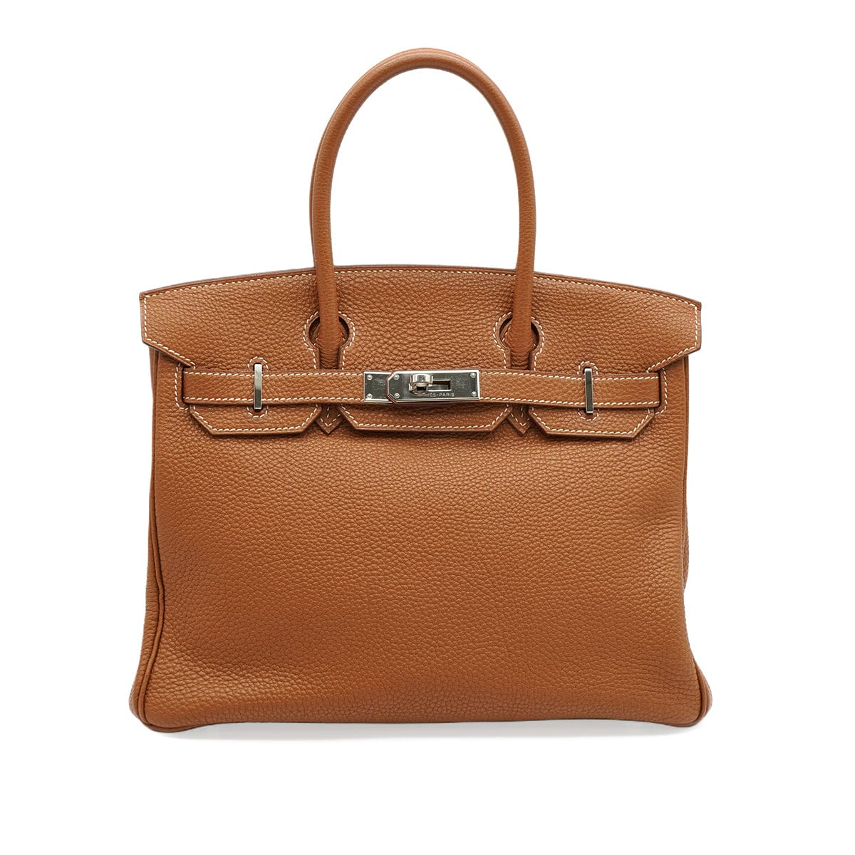 Luxury Promise Japan HERMES BIRKIN 30 GOLD TOGO HAND BAG 2006 SQUARE J PALLADIUM HARDWARE MARKED STAR 90343620
