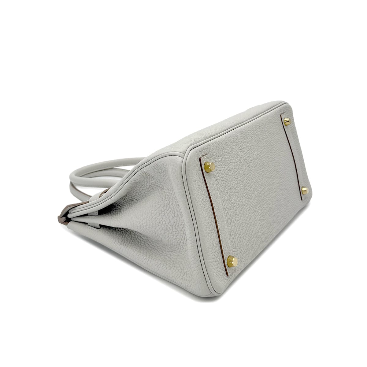 Luxury Promise Japan HERMES BIRKIN 30 GRIS PERLE TOGO HAND BAG D GHW 90292088