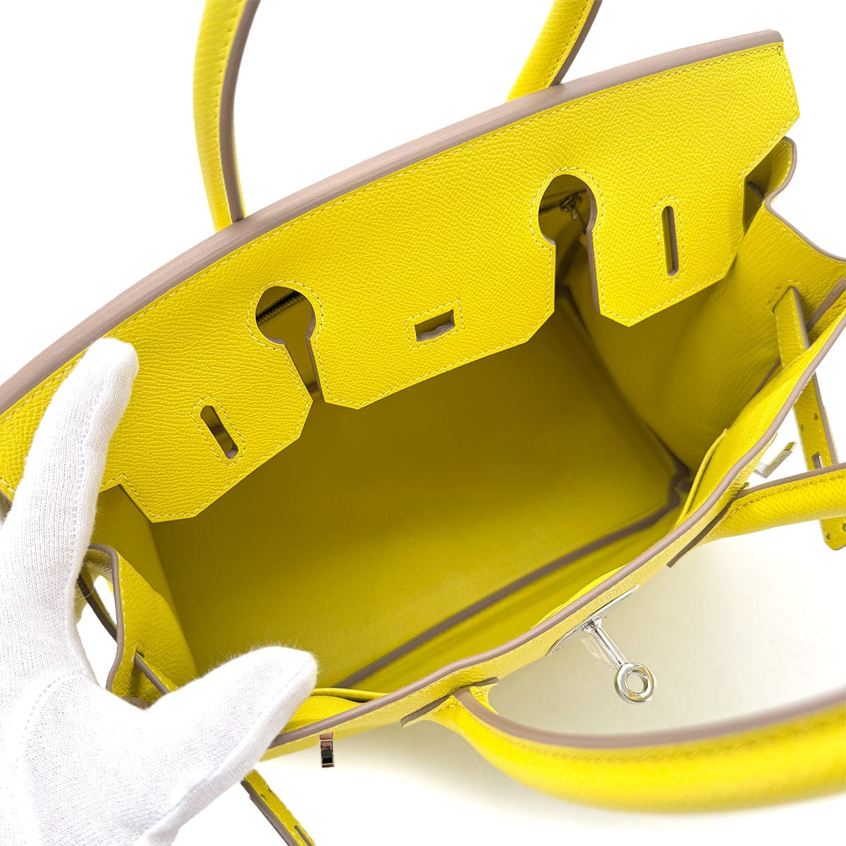 Luxury Promise Japan HERMES BIRKIN 30 LIME VEAU EPSOM HAND BAG Y SHW 90292999