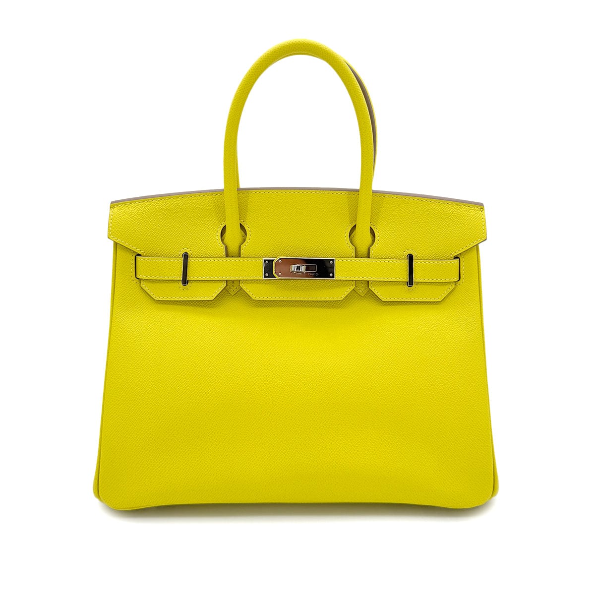 Luxury Promise Japan HERMES BIRKIN 30 LIME VEAU EPSOM HAND BAG Y SHW 90292999