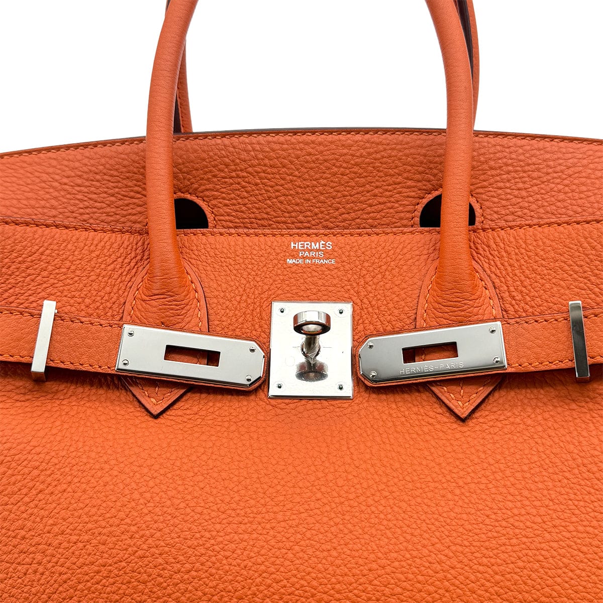 Luxury Promise Japan HERMES BIRKIN 30 ORANGE TOGO HAND BAG □N PALLADIUM HARDWARE 90308975
