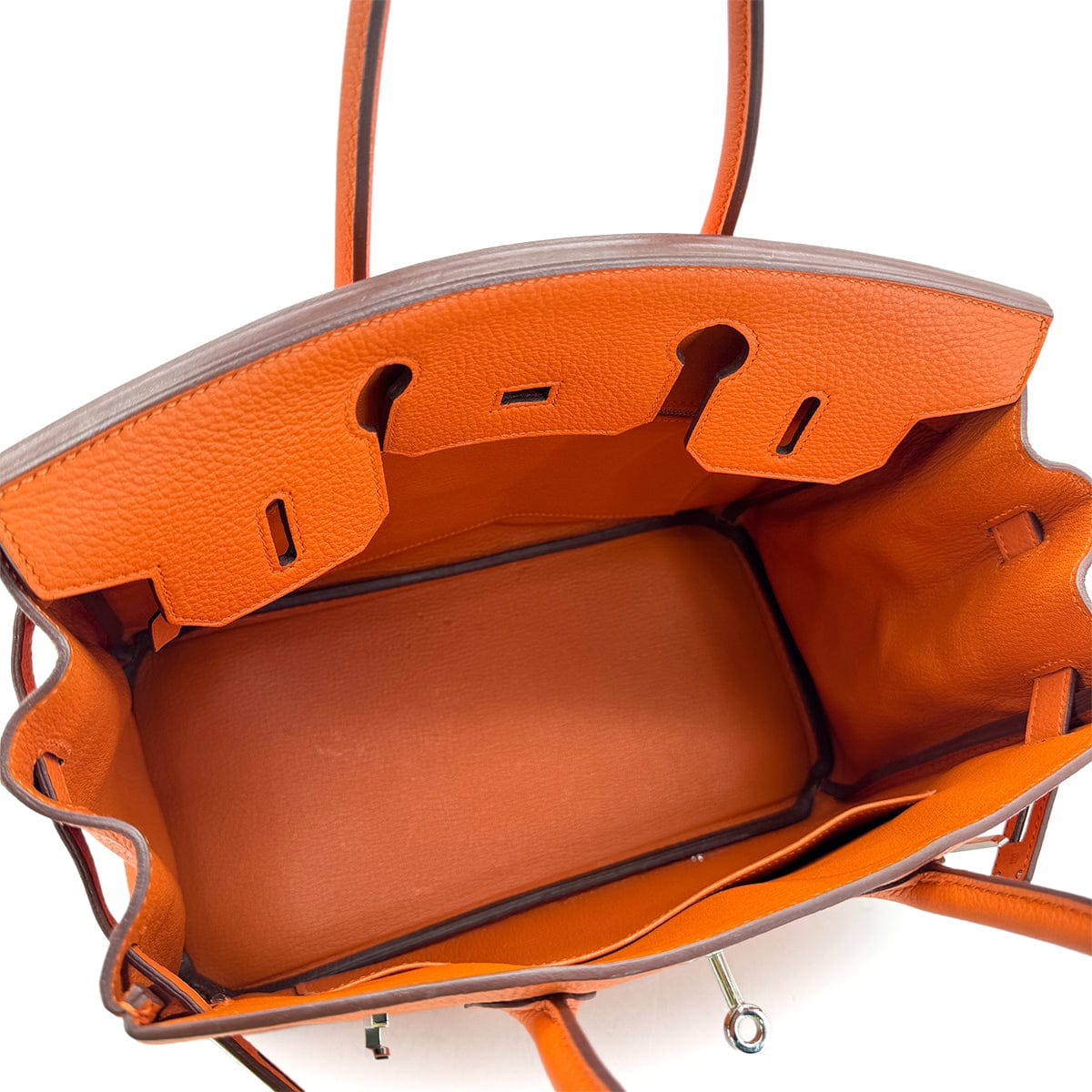 Luxury Promise Japan HERMES BIRKIN 30 ORANGE TOGO HAND BAG □N PALLADIUM HARDWARE 90308975
