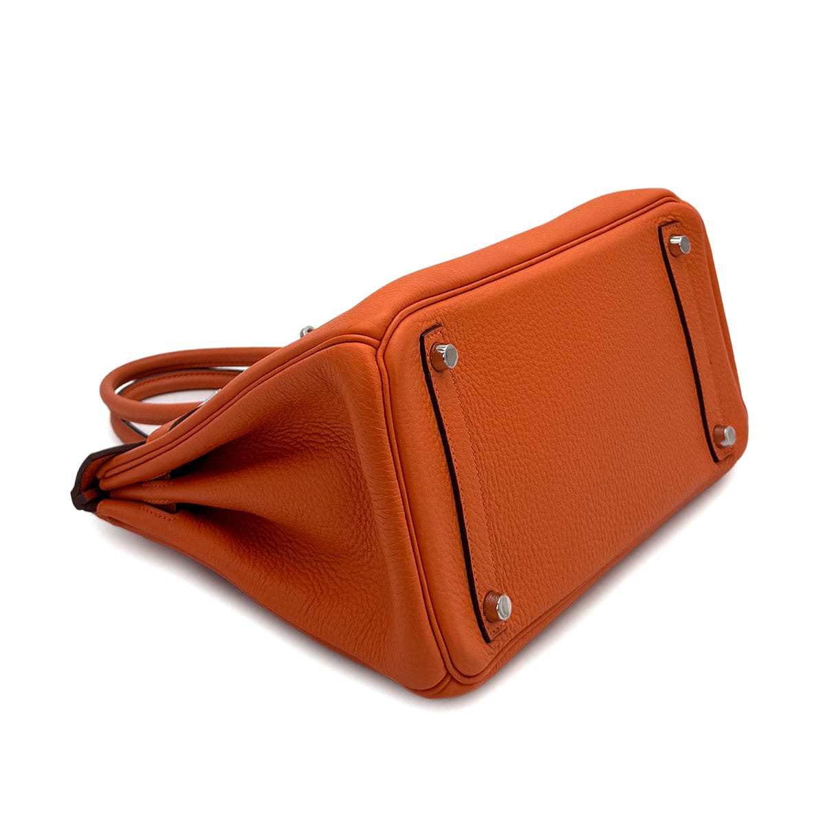 Luxury Promise Japan HERMES BIRKIN 30 ORANGE TOGO HAND BAG □N PALLADIUM HARDWARE 90308975