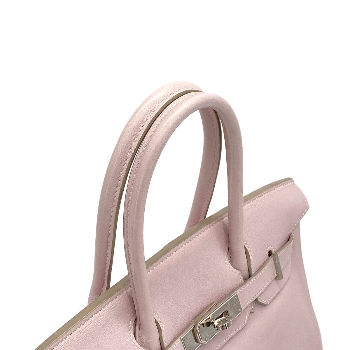 Luxury Promise Japan HERMES BIRKIN 30 ROSE DRAGEE SWIFT HAND BAG 2007 SQUARE K PALLADIUM HARDWARE 90324133