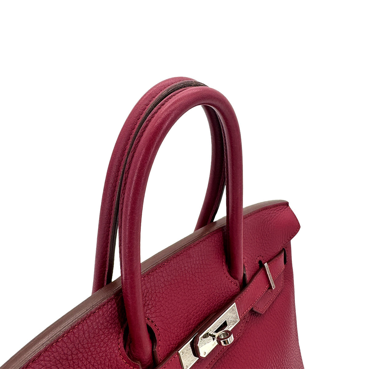 Luxury Promise Japan HERMES BIRKIN 30 RUBIS TAURILLON CLEMENCE HAND BAG □N PALLADIUM HARDWARE 90294975