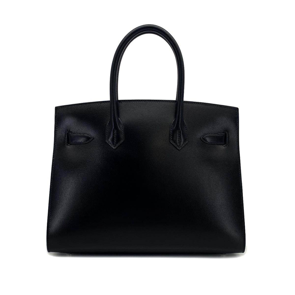 Luxury Promise Japan HERMES BIRKIN 30 SELLIER BLACK BOXCALF HAND BAG 2024 W STAMP PALLADIUM HARDWARE 90324129