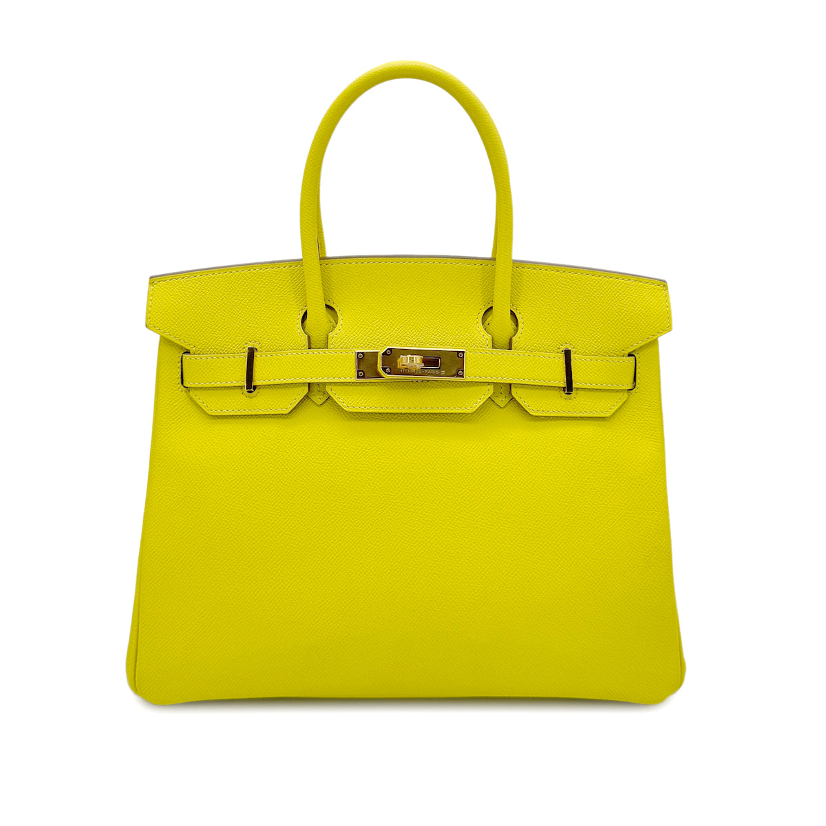 Luxury Promise Japan HERMES BIRKIN 30 SOUFRE VEAU EPSOM HAND BAG D GHW 90280527
