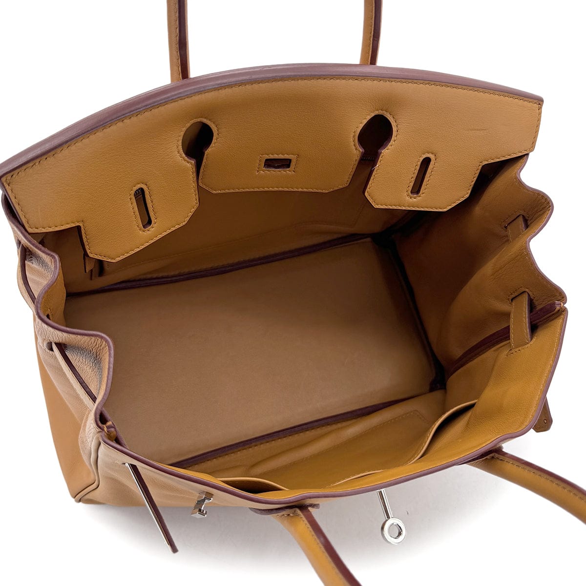 Luxury Promise Japan HERMES BIRKIN 30 TABAC CAMEL VEAU SWIFT HAND BAG □M SHW 90293006