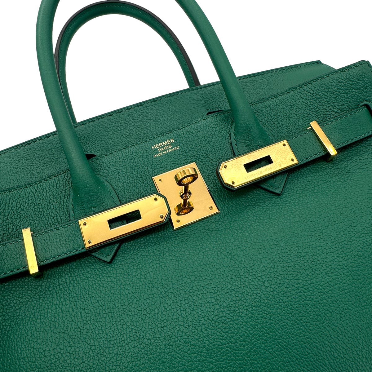 Luxury Promise Japan HERMES BIRKIN 30 VERT VERTIGO EVERCOLOR HAND BAG C GOLD HARDWARE 90292866