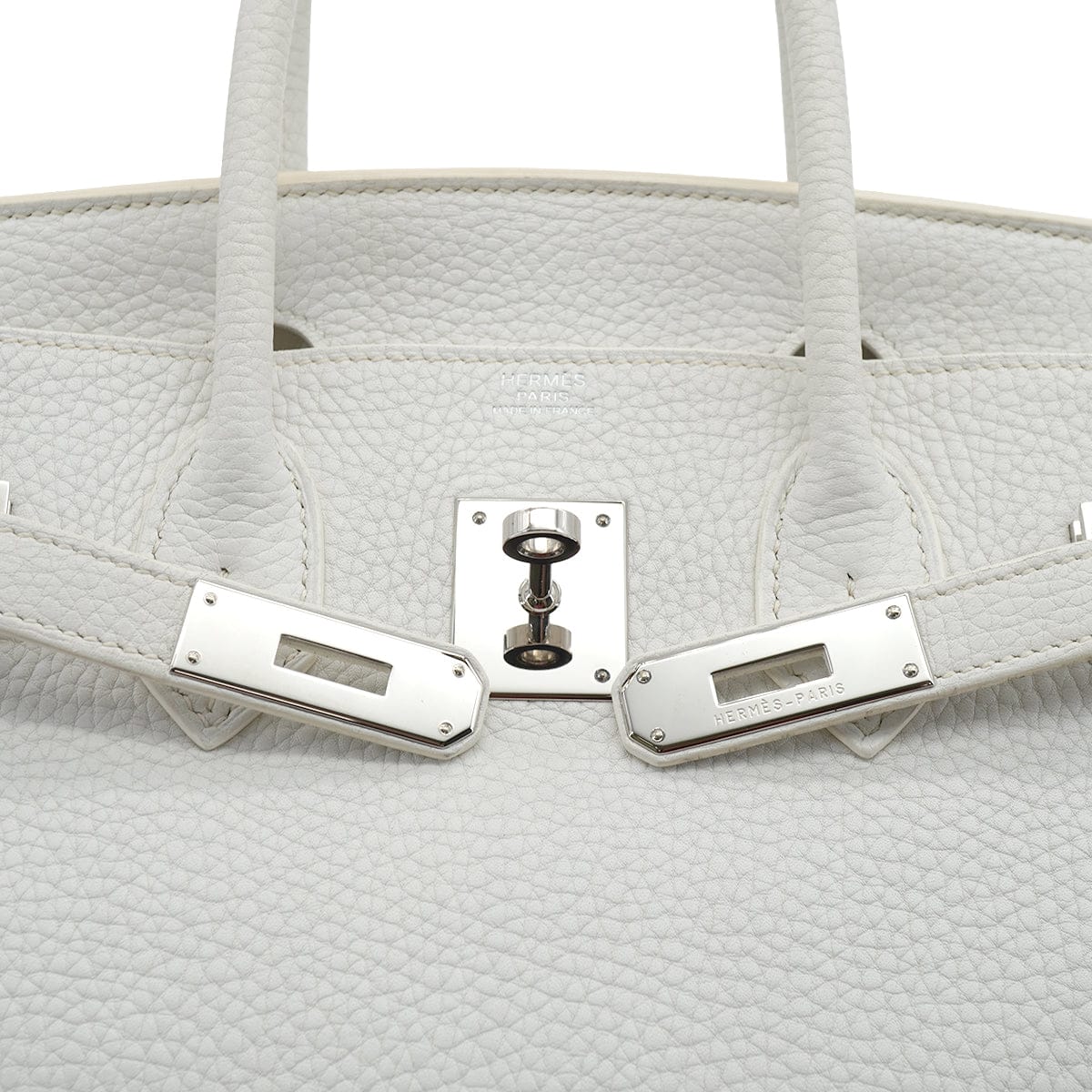 Luxury Promise Japan HERMES BIRKIN 30 WHITE TAURILLON CLEMENCE HAND BAG 2007 SQUARE K STAMP PALLADIUM HARDWARE 90331000