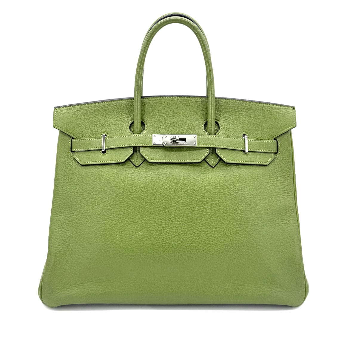 Luxury Promise Japan HERMES BIRKIN 35 ANIS GREEN TAURILLON CLEMENCE HAND BAG ▢H SHW 90285743