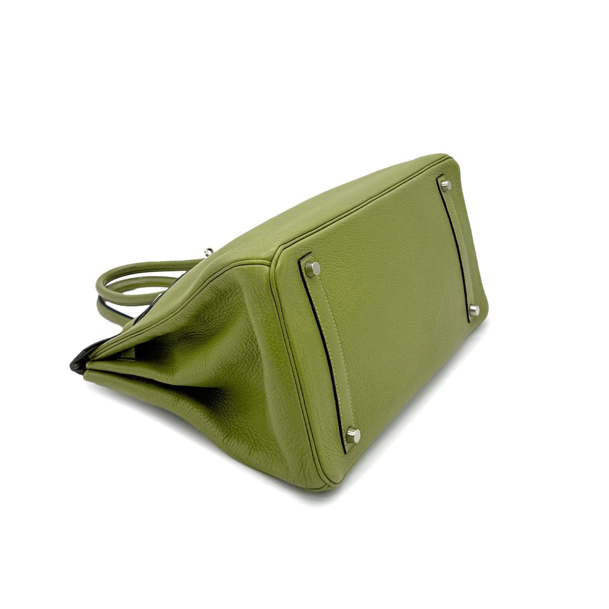 Luxury Promise Japan HERMES BIRKIN 35 ANIS GREEN TAURILLON CLEMENCE HAND BAG ▢H SHW 90285743