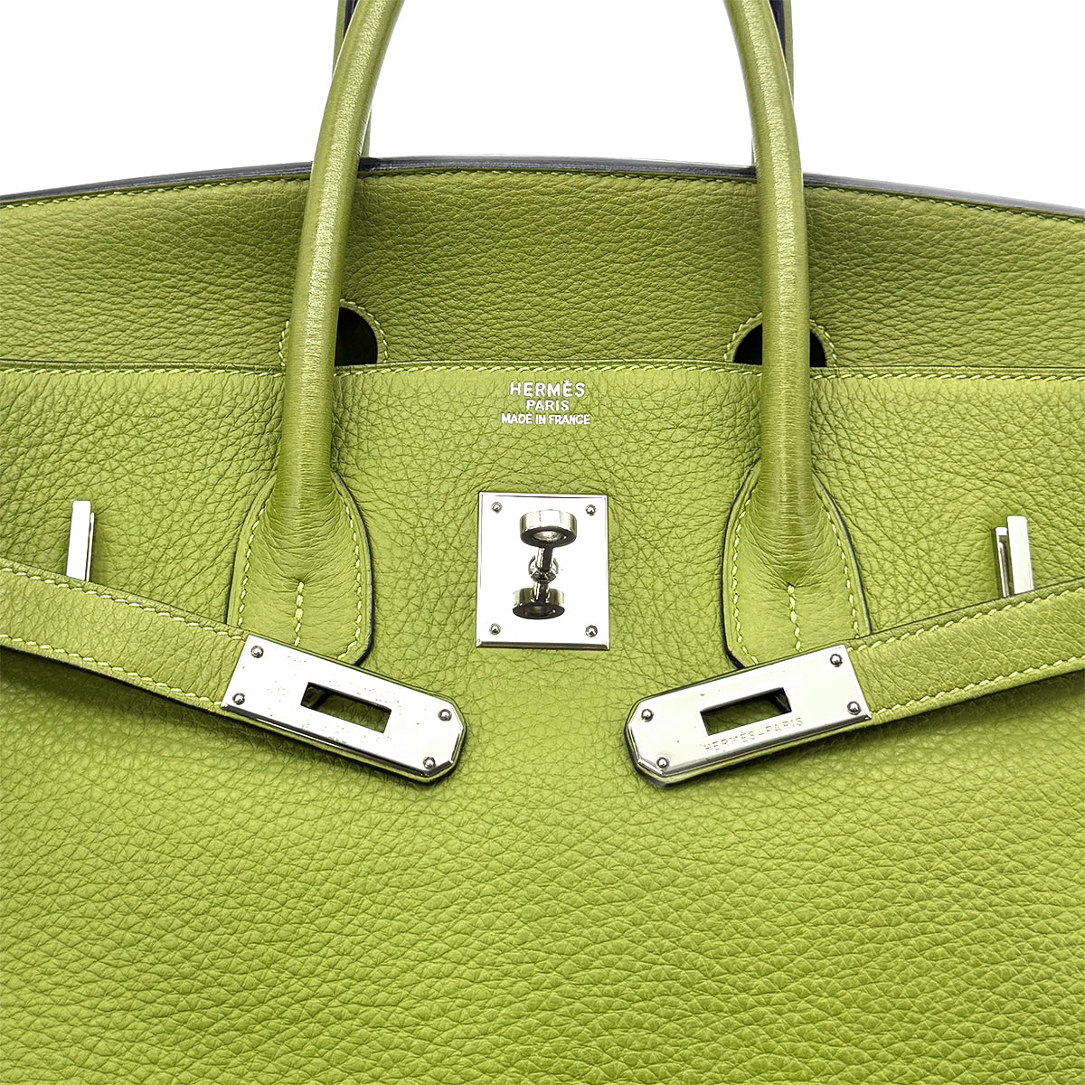 Luxury Promise Japan HERMES BIRKIN 35 ANIS GREEN TAURILLON CLEMENCE HAND BAG ▢H SHW 90285743