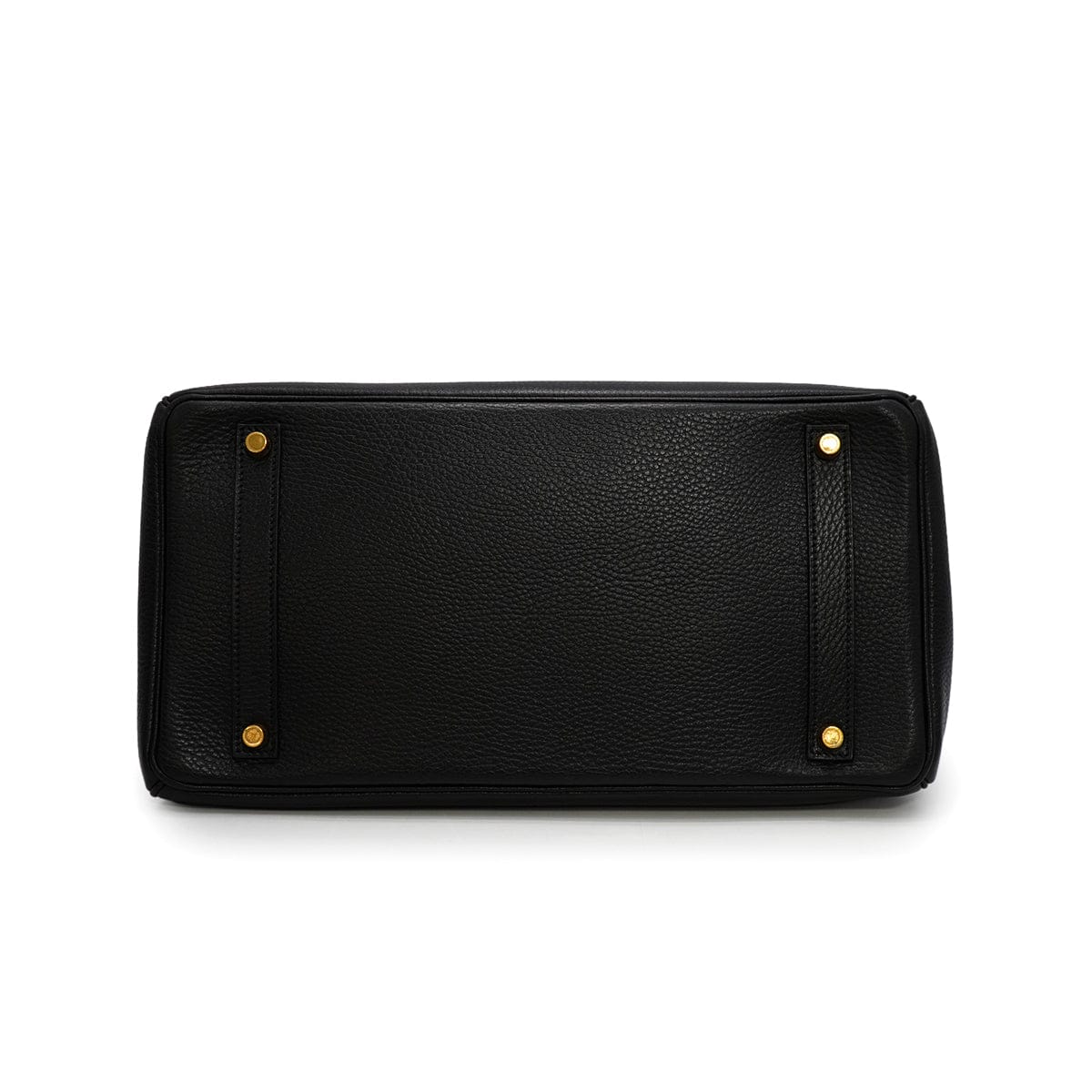 Luxury Promise Japan HERMES BIRKIN 35 BLACK ARDENNES HAND BAG 1997 SQUARE A GOLD HARDWARE 90345057